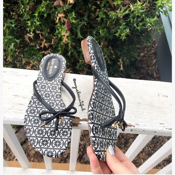 NWOT Kate Spade Mystic Sandals Black - Picture 4 of 6